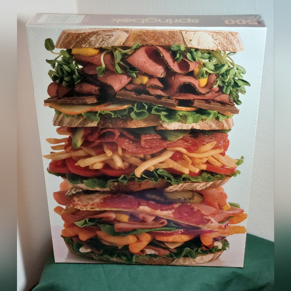 Springbok Snack Stack 500- Piece Jigsaw Puzzle 2004 New/Sealed - Picture 3 of 9